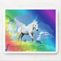 Einhorn-Regenbogen Mauspad