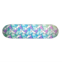 Einhorn-Regenbogen-Muster Skateboardbretter
