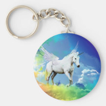 Einhorn-Regenbogen Schlüsselanhänger