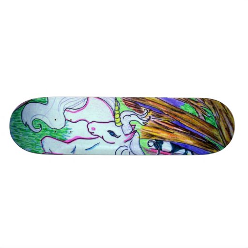 Einhorn-Skateboard Bedrucktes Skateboard