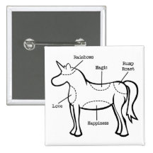 Einhorn-Teile Anstecknadel