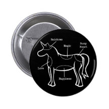 Einhorn-Teile Anstecknadelbutton