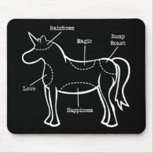 Einhorn-Teile Mousepads