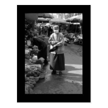 Einkauf in Waegwan, Southkorea (2006) Postkarte