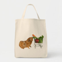Einkauf-Meerschweinchen Leinentaschen