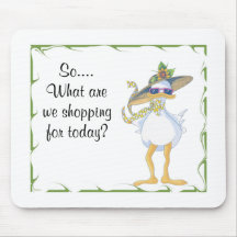 Einkaufsente Mousepads