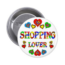 Einkaufsliebhaber Buttons