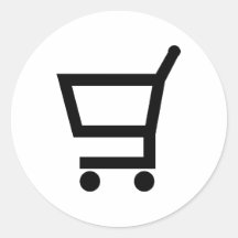 Einkaufswagen Sticker