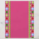 EINKLEBEBUCH-PAPIER DER POLKA-DOTTIES VOLLFARBIGE FLYER