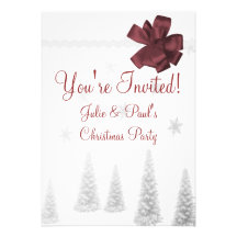 Einklebebuch-WeihnachtsParty Einladung