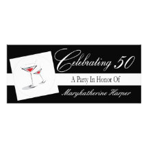 Einladung an ein 50. Geburtstags-Party