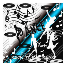 Einladungs-Rock-and-RollRetro Tanz-Party
