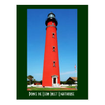Einlass-Leuchtturm Ponce Des Leon Postkarten