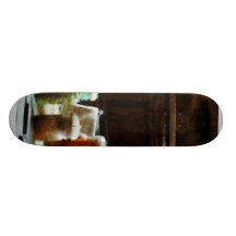 Einmachende Gläser mit buntem Gemüse Bedruckte Skateboarddecks