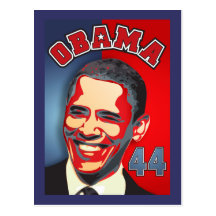 Einweihung Obama - 44. Präsident Postkarte