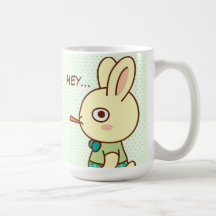 Einzelgänger-Kaninchen Kaffee Haferl