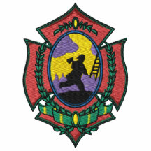Einzigartige Feuerwehrmänner stickten Hemd Besticktes Shirt