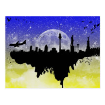 Einzigartige SkyScape Postkarte