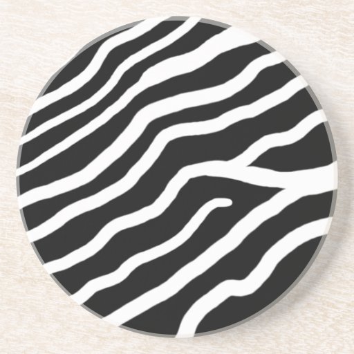 Einzigartiger Tiersandstein-Untersetzer - Zebra-Dr