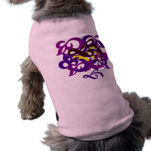 einzigartiges clorful Muster Hunde T Shirts