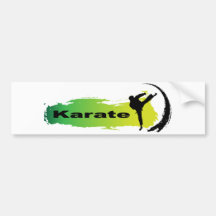 Einzigartiges Karate Autoaufkleber