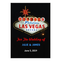 Einzigartiges Las Vegas, das formale Einladung Wed