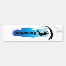 Einzigartiges Skydiving Autoaufkleber