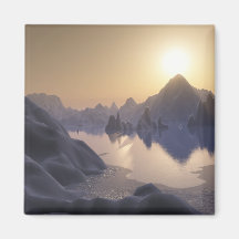 Eis (mit Kapuze See) Magnete