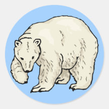 Eisbär-Aufkleber