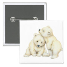 Eisbär CUB Anstecknadelbuttons