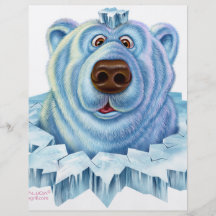 Eisbär Individuelle Flyer