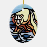 Eisbär-Kunst-Verzierungs-Bärn-Andenken u. Geschenk Weihnachtsbaum Ornament