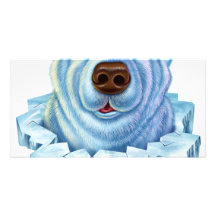 Eisbär Personalisierte Foto Karte