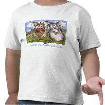 Eiscreme oder Gelato? Chinchilla-Kleinkind-T-Shirt