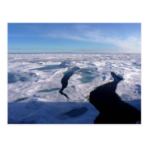 Eisfelder im Nordpolarmeer Postkarten