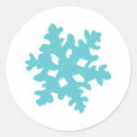 Eisschneeflocke - Schneeflocke Aufkleber