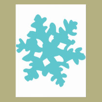 Eisschneeflocke - Schneeflocke postkarten