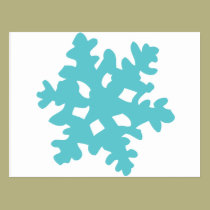 Eisschneeflocke - Schneeflocke postkarten