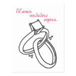 EL amor verdadero Espera. Postkarte