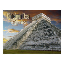 EL Castillo bei Chichen Itza, Mexiko Postkarten