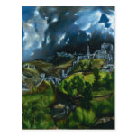 El Greco-Ansicht von Toledo-Postkarte
