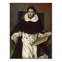 El Greco Portr? t-DES-abgenutzte Stelle Hortensio  Postkarten