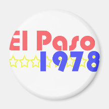 El Paso 1978 Kühlschrankmagnet