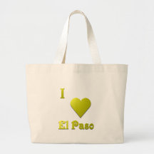 El Paso -- Gold Einkaufstasche