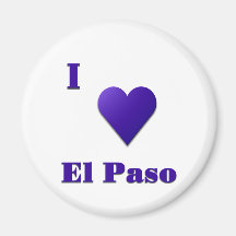 El Paso -- Mitternachtsblau Magnete