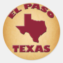 EL PASO, TEXAS AUFKLEBER