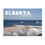 Elberta Michigan Reise-Postkarte postkarten