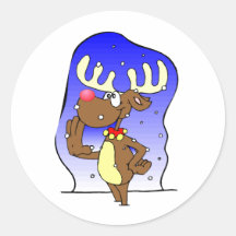Elch-Hemden und Geschenke 84 Sticker