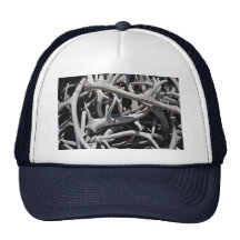 Elchgeweihe, zentraler Platz, Jackson, Wyoming, US Baseballcap
