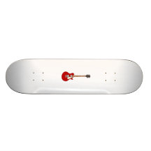 Electric Guitar Skateboard Deck